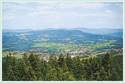 Viechtach - Panoramablick Bayerwald